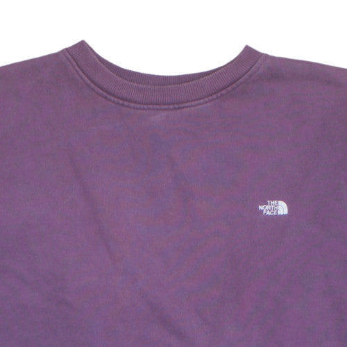 Additional view of The North Face unisex purple xl pullover sweatshirt crew neck fleece