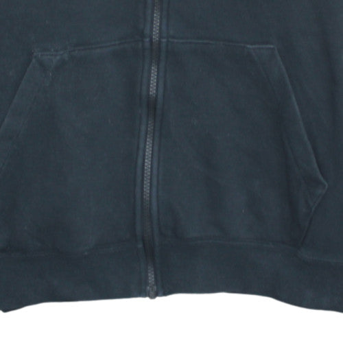 Nike Men's Black Full Zip Hoodie L Sports Fleece Sweatshirt
