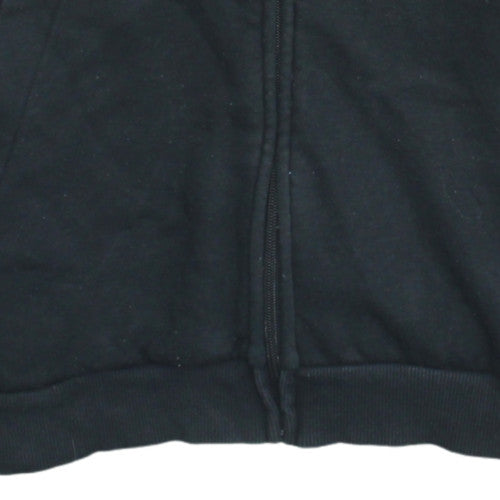 adidas Men's Black Full Zip Hoodie L Sports Fleece Sweatshirt