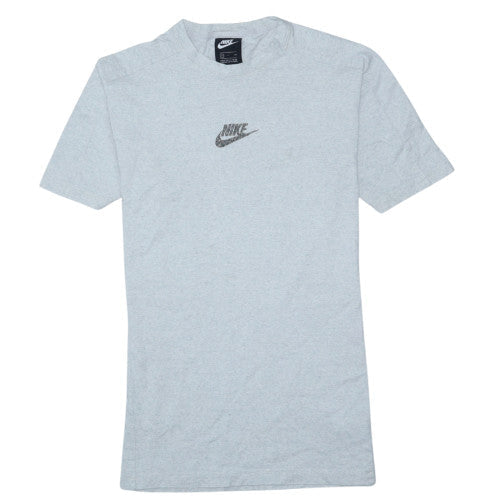 Nike Mens Grey Small Short Sleeve Basic Logo Active T-Shirt