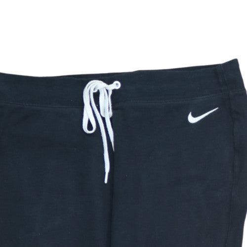 Nike Mens Black Jogger Trousers L Regular Fit Cotton Blend