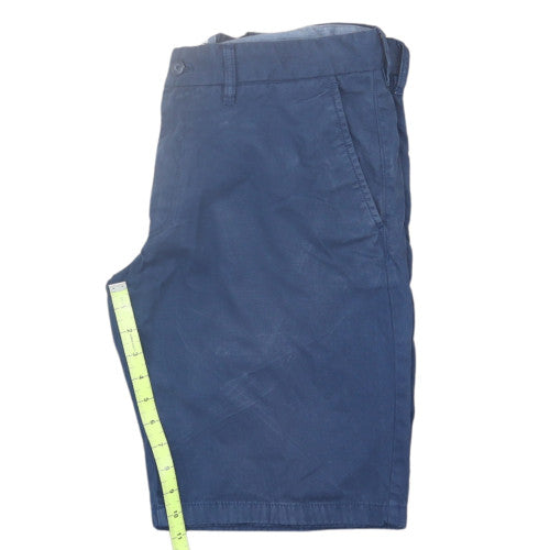 Carhartt Mens Blue Chino Shorts Size 34 Regular Fit Cotton Blend
