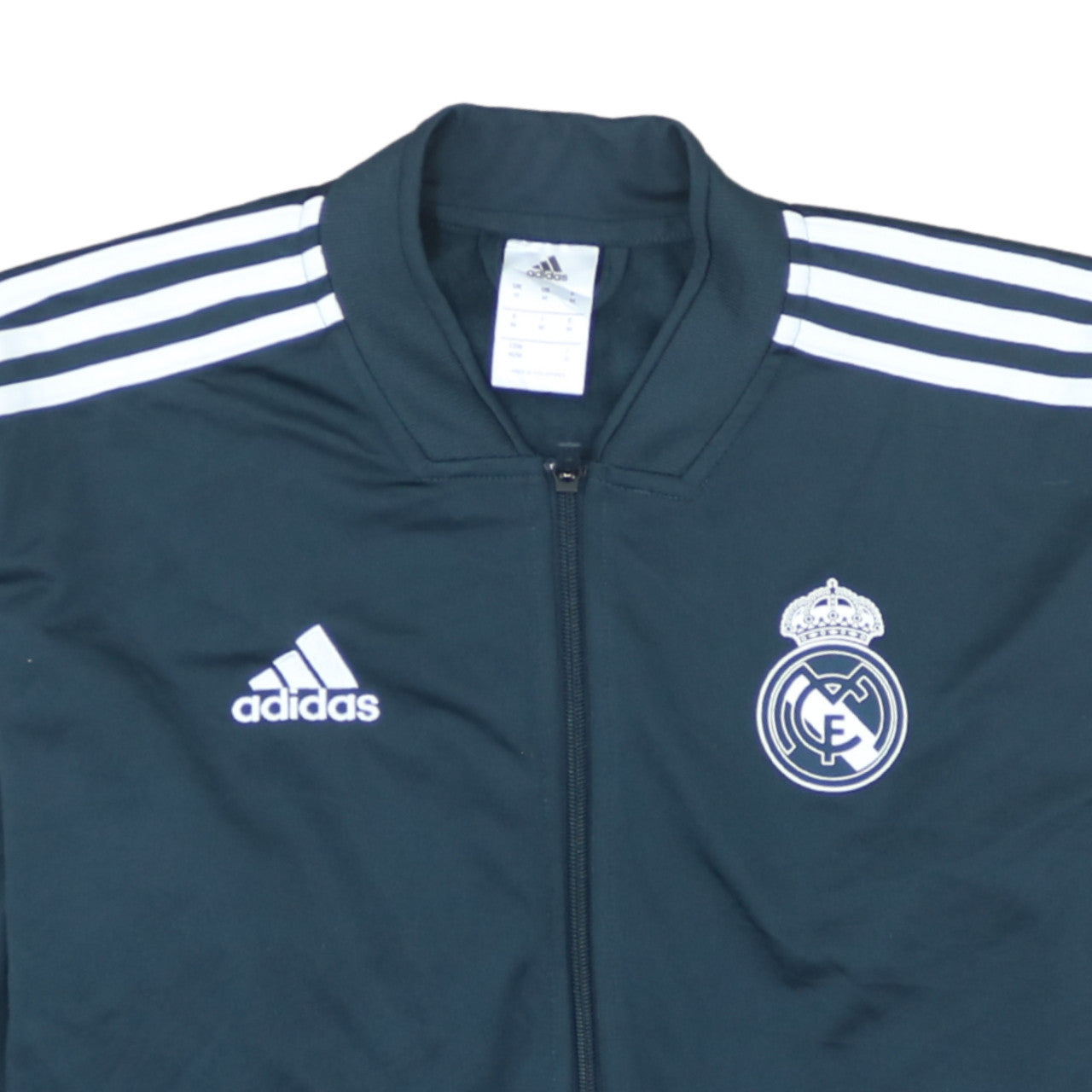 Adidas Men Blue Real Madrid Track Jacket M Full Zip Activewear