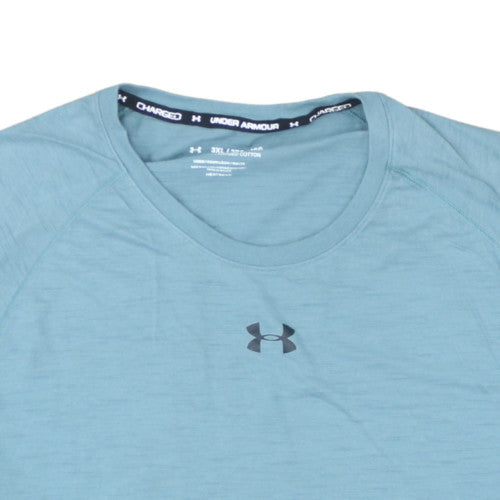 Under Armour Men’s Blue 3XL Charged Cotton Crew Neck T-Shirt