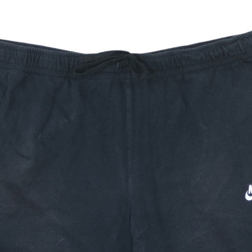 Nike Men's Black Sweat Shorts M Cotton Blend Casual Sportswear