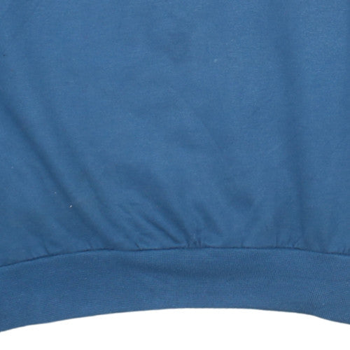 Reebok Men's Blue Pullover Sweatshirt M Crew Neck Vintage Sportswear