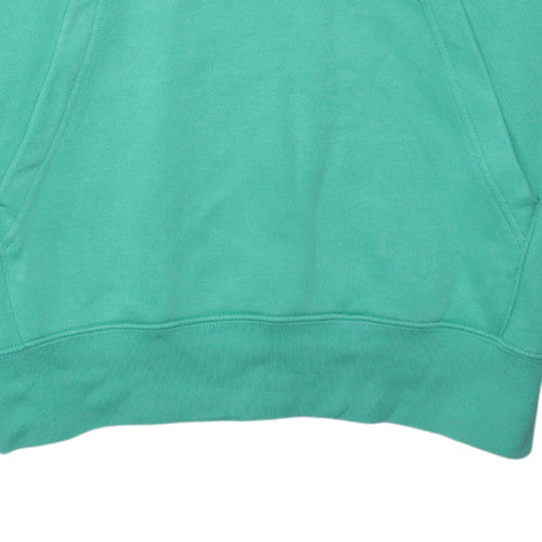 Nike Women's Green Pullover Hoodie Size S Cotton Blend Sweatshirt