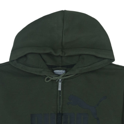 Additional view of Puma Men's Green Full Zip Hoodie L Sports Fleece Sweatshirt