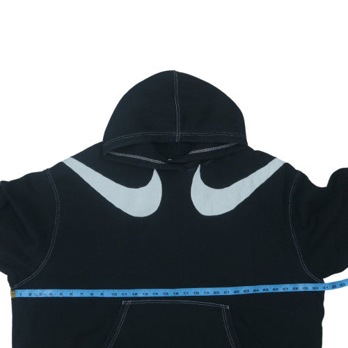 Nike Womens Black 3XL Pullover Hoodie with Logo Detail
