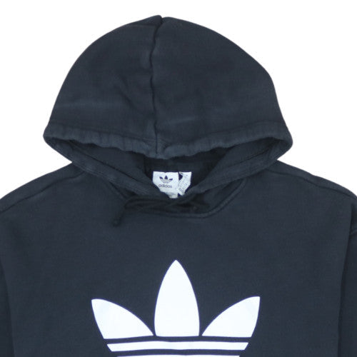 Additional view of Adidas Men's Black Pullover Hoodie L Sports Fleece Logo