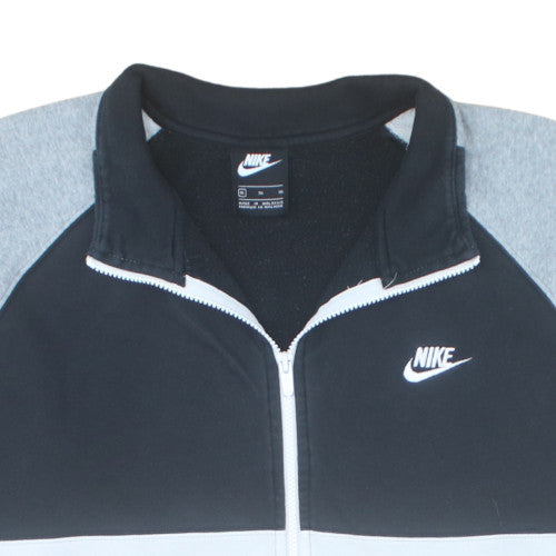Nike Men's Black XL Full Zip Fleece Sweatshirt Jacket