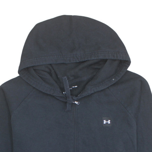 Under Armour Men's Black 2XL Full Zip Hoodie Fleece Sportswear
