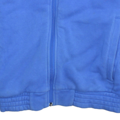 Adidas Men's Blue Full Zip Hoodie Small Fleece Sportswear