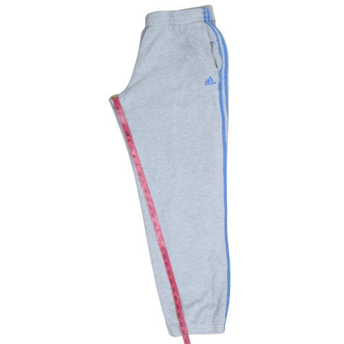 Adidas Men's Grey Performance Essentials Sweatpants L