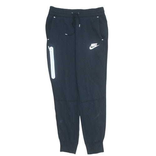 Nike Men's Black Jogger Sweatpants Small Cotton Blend Drawstring