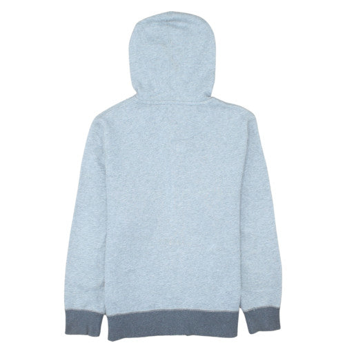 Nike Boys Grey Full Zip Hoodie Medium 10-12 Years Just Do It Graphic Print