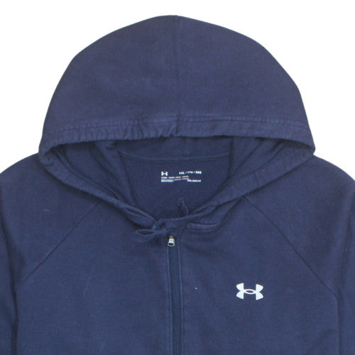 Under Armour Men's Blue 2XL Full Zip Fleece Hoodie