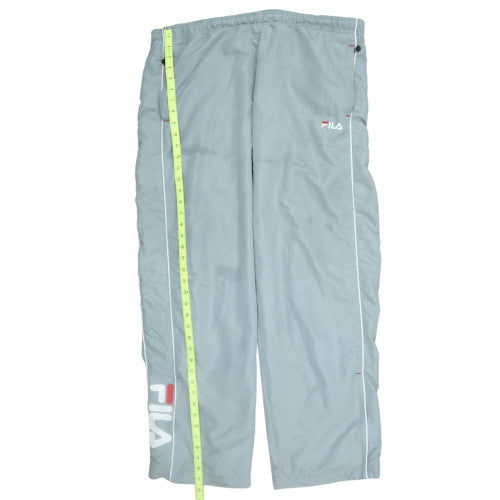 FILA Men’s Grey 2XL Jogger Trousers with Logo Detailing