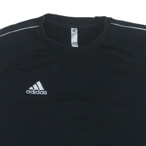 Adidas Men's Black Pullover Sweatshirt Size M Crew Neck