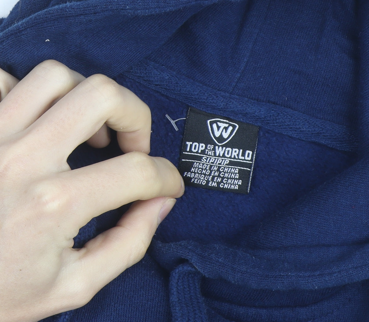 Top Of The World Men's Blue Pullover Hoodie Size S Arizona Logo