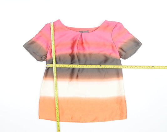 Marks and Spencer Women’s Multicoloured Short Sleeve Blouse Size 10