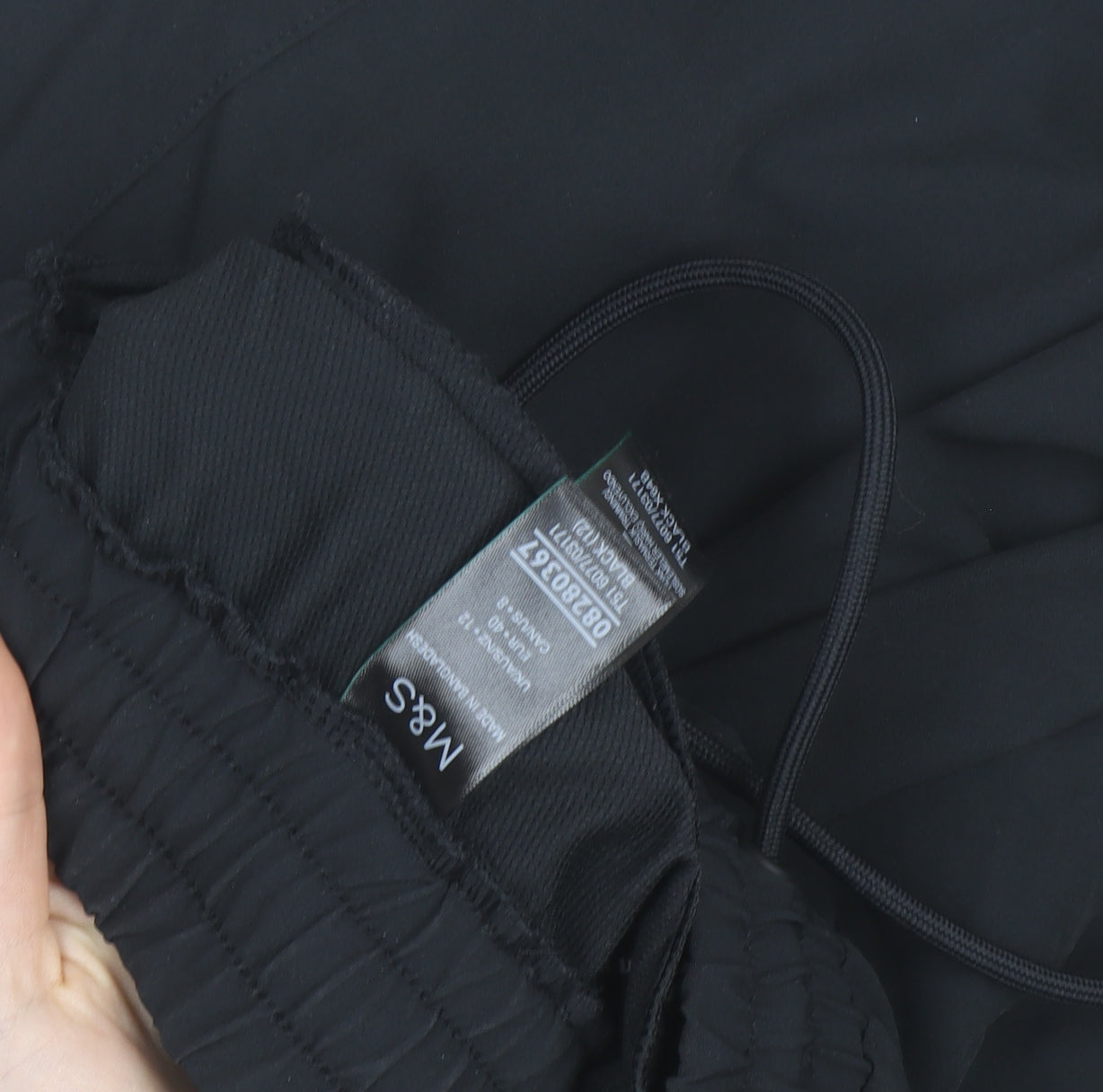 Marks and Spencer Womens Black XS Jogger Activewear Trousers