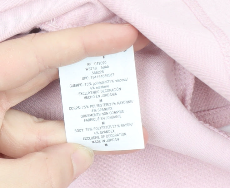 Champion Womens Pink Half Zip Pullover Sweatshirt M