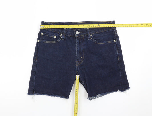 Levi's Men's Blue Denim 511 Slim Fit Jeans Shorts Size 32