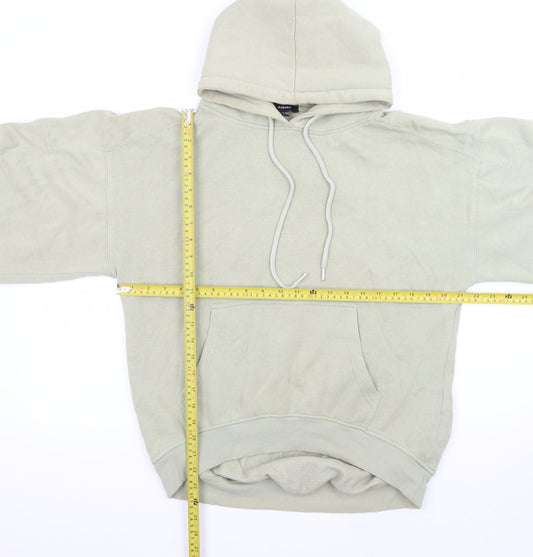 Rising Women’s Beige Pullover Hoodie S/M Hooded Casual Sweatshirt