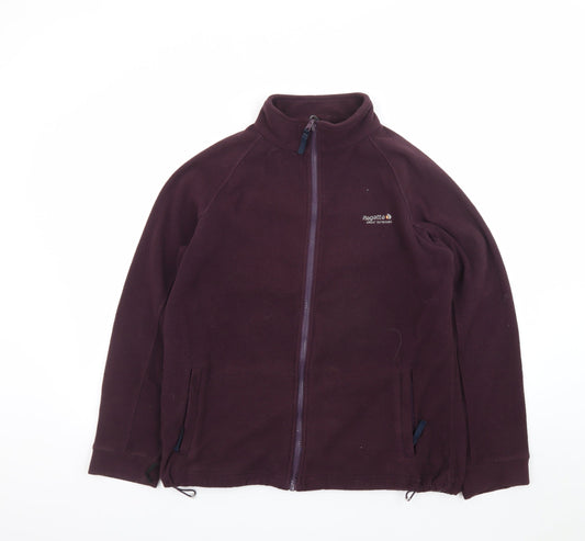 Regatta Women’s Purple Fleece Zip Jacket Size 16 Outdoor Full Zip