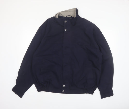 Roundtree & Yorke Men’s Blue L Basic Outdoor Cotton Jacket