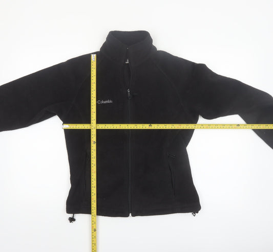 Columbia Women's Black Fleece Full Zip Jacket M Regular Outdoor