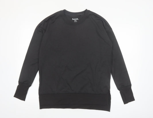 Bench Men's Black Crew Neck Long Sleeve Pullover Top M
