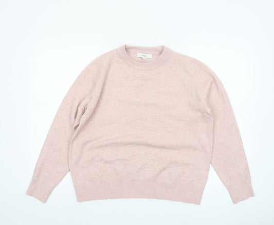 Marks & Spencer Women’s Pink Crew Neck Pullover Jumper M