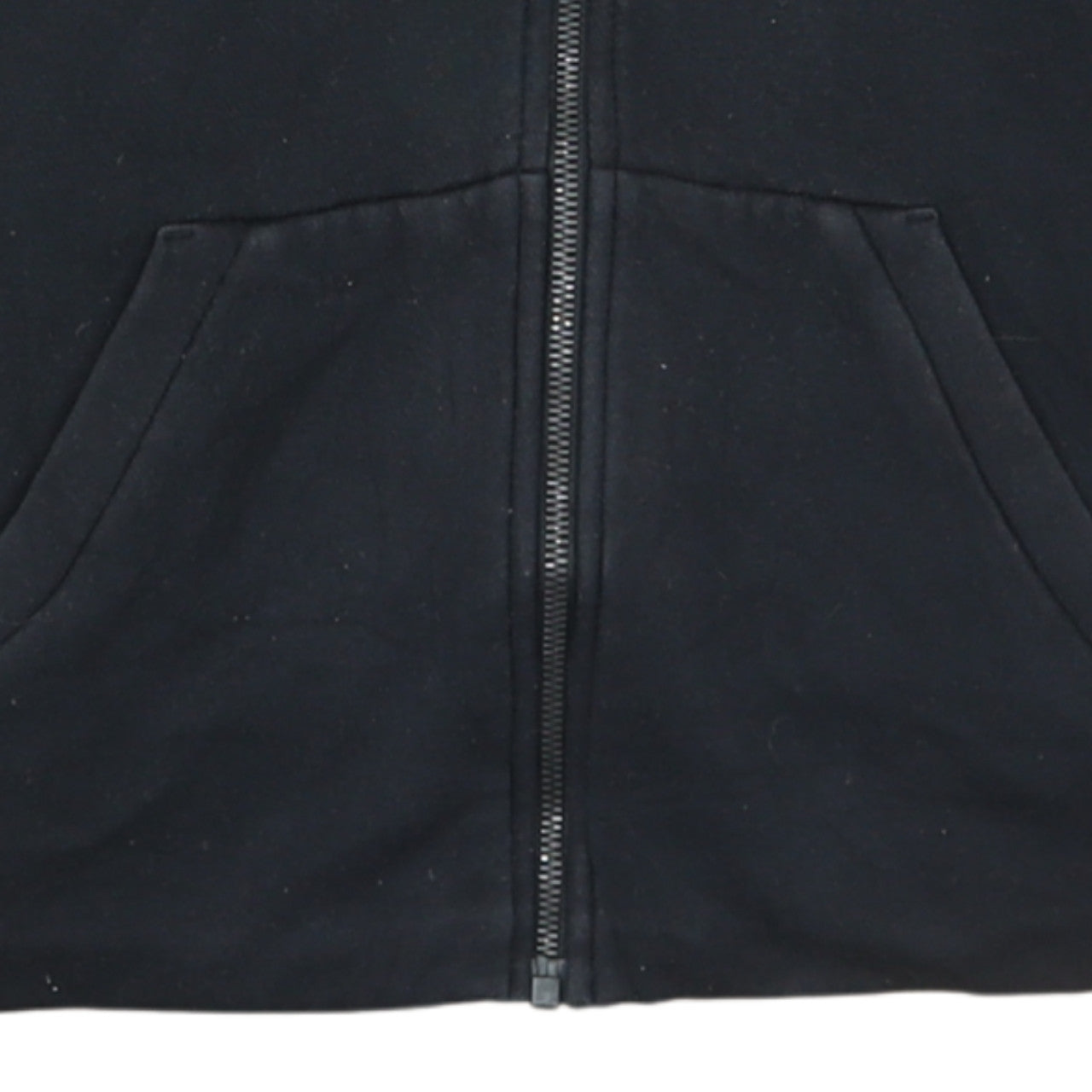 Adidas Men's Black Full Zip Hoodie M Cotton Blend Casual Sportswear
