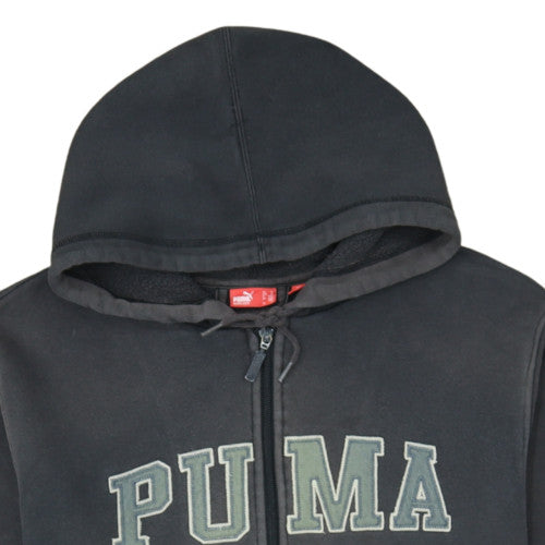 Additional view of Puma Men's Black Full Zip Fleece Hoodie, size M, Sportswear