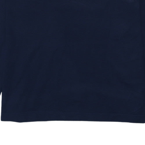 Tommy Hilfiger Men's Blue Slim Fit Long Sleeve Polo XXL