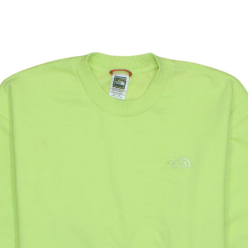 The North Face Men's Green L Crew Neck Cotton Pullover Sweatshirt