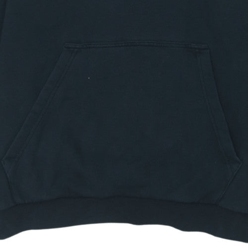 Adidas Mens Black 2XL Pullover Hoodie with Logo Sportswear