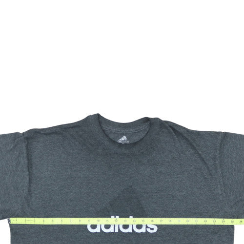 Adidas Men's Dark Grey Crew Neck Short Sleeve T-Shirt XL