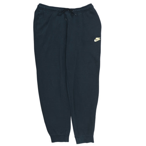 Nike Women’s Black Jogger Trousers L Fleece Elastic Waist