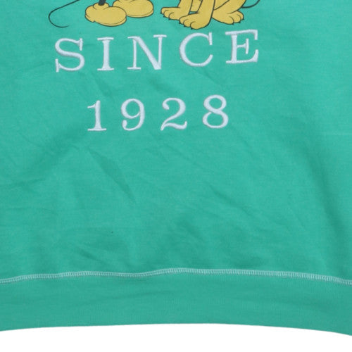 Primark Disney Green Mickey & Pluto Women's L Sweatshirt