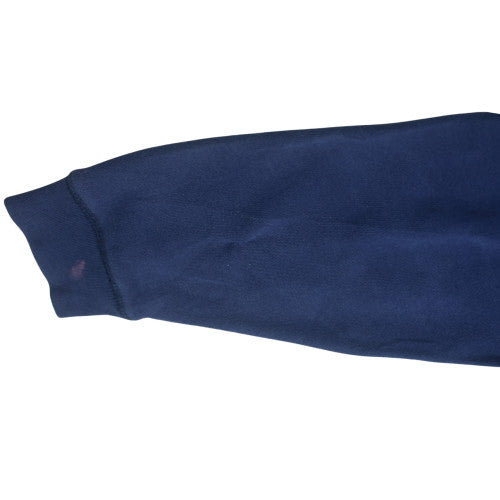 Additional view of Gap boys’ blue full zip fleece hoodie 10-11 years with logo design