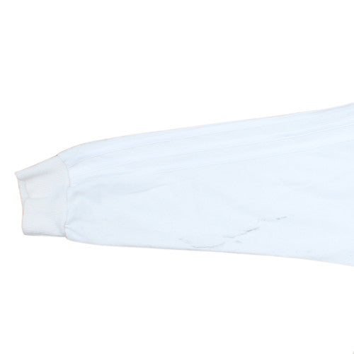 Adidas Women's White Crew Neck Pullover Sweatshirt Size M 12-14