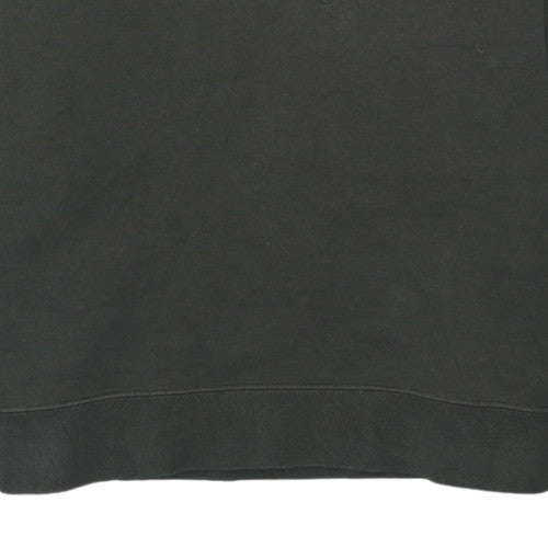 Nike Men's Green Crew Neck Zip Pocket Sweatshirt M