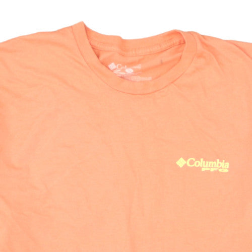 Mens UK Size XL Columbia Orange T-Shirt