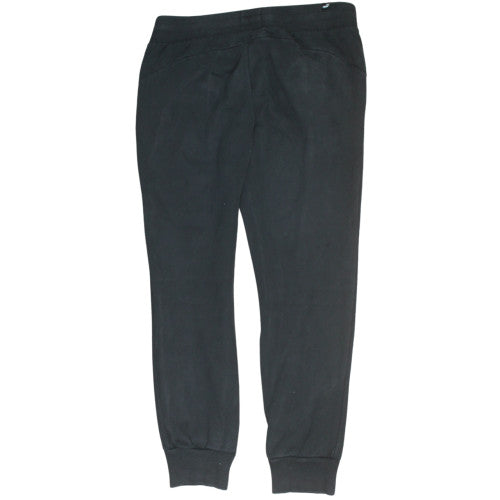Puma Men's Black Jogger Trousers L Fleece Regular Fit Activewear