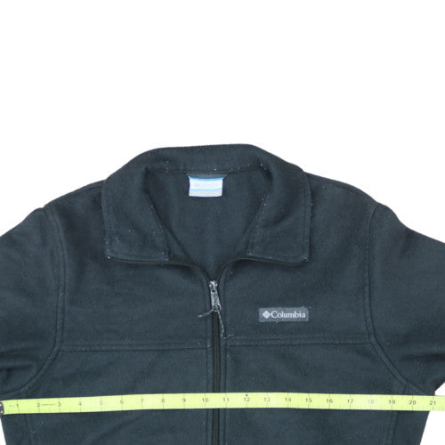 Columbia Mens Black Fleece Jacket M Full Zip Warm Casual Outdoor