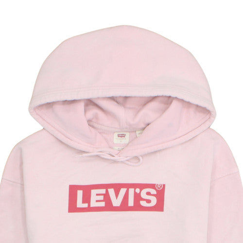 Levi’s Women’s Pink Relaxed Pullover Hoodie Small