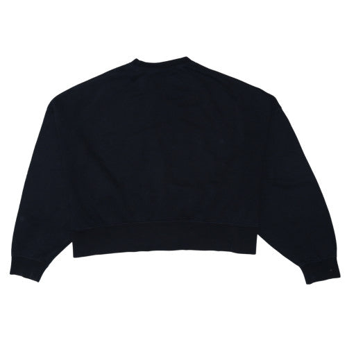 Nike Womens Black XL Pullover Sweatshirt Crew Neck Cotton Blend